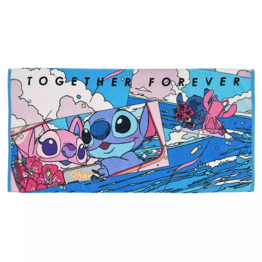 SDJ - Stitch & Angel - Bath Towel