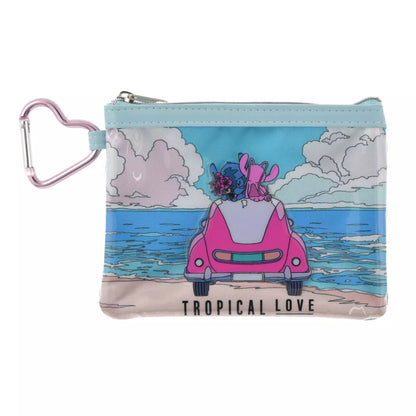 SDJ - Stitch & Angel - Flat Pouch with Carabiner