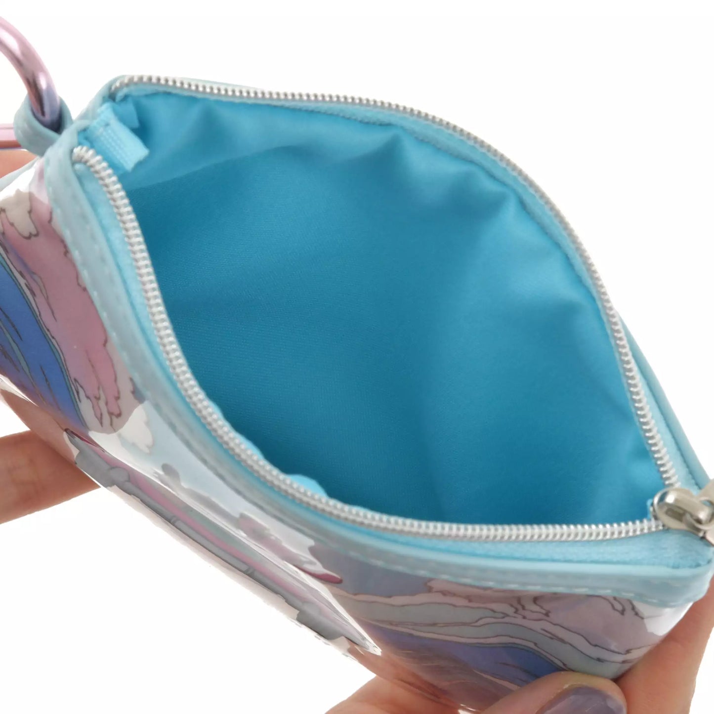 SDJ - Stitch & Angel - Flat Pouch with Carabiner
