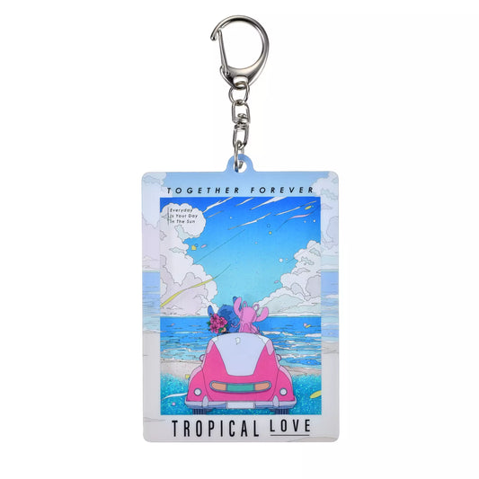 SDJ - Stitch & Angel - Keychain