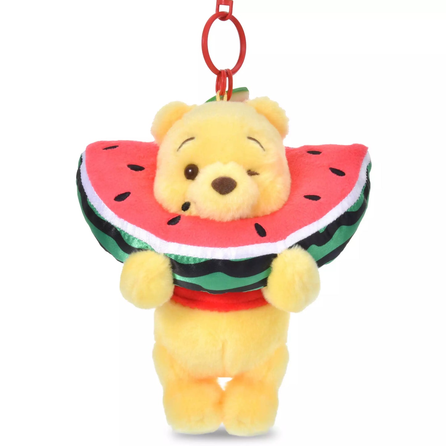 Winnie the Pooh Plush Keychain We Love Watermelon | Disney Store Japan