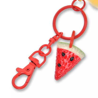 Winnie the Pooh Plush Keychain We Love Watermelon | Disney Store Japan