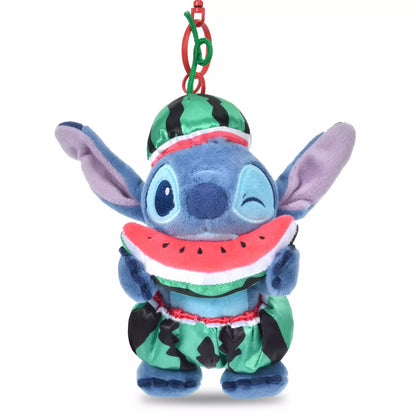 Stitch Plush Keychain We Love Watermelon | Disney Store Japan