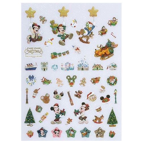 Sticker Set Disney Christmas 2026 Mickey & Friends | Tokyo Disneyland & Tokyo DisneySea