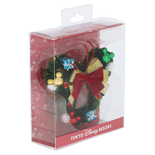 Mickey Mouse Wreath Ornament Disney Christmas 2026 Mickey & Friends | Tokyo Disneyland & Tokyo DisneySea