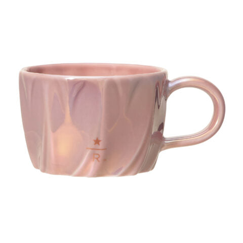 Starbucks Reserve® Cereal Mug Aurora Pink. Pink ceramic mug with a subtle pattern. Shop at LEALEA MART.