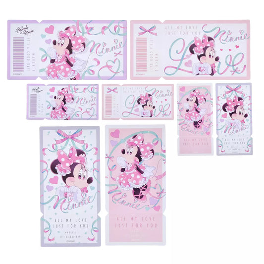 A merchandise item from the Disney Store Japan 'Minnie Day' collection, featuring Minnie Mouse with a bright, cheerful spring design. The product includes pastel colors, floral or ribbon motifs, and a cute, celebratory aesthetic in honor of Minnie Day (March 2nd).