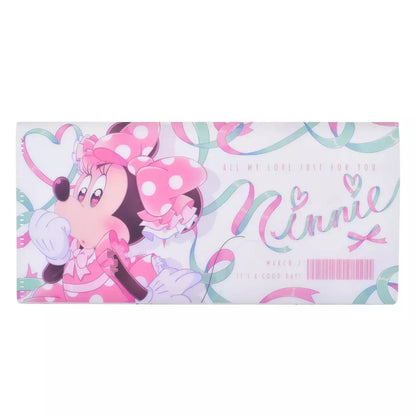A merchandise item from the Disney Store Japan 'Minnie Day' collection, featuring Minnie Mouse with a bright, cheerful spring design. The product includes pastel colors, floral or ribbon motifs, and a cute, celebratory aesthetic in honor of Minnie Day (March 2nd).