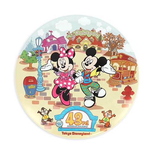 TDR - Tokyo Disneyland 43rd Anniversary - Can Badge