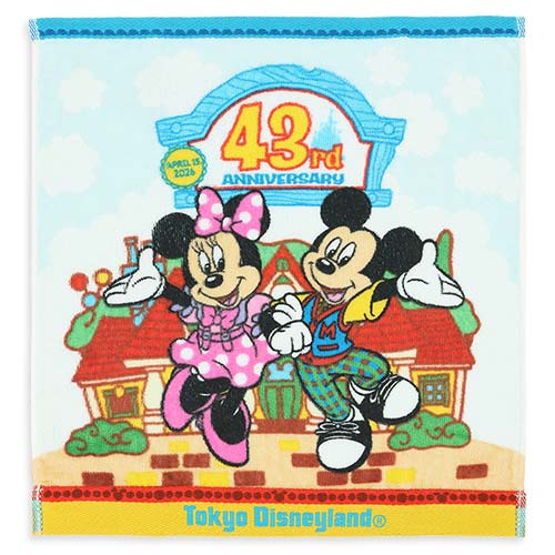 TDR - Tokyo Disneyland 43rd Anniversary - Hand Towel
