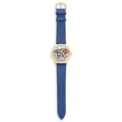 Limited-edition Tokyo Disneyland 43rd Anniversary commemorative watch featuring a bright Toontown motif.