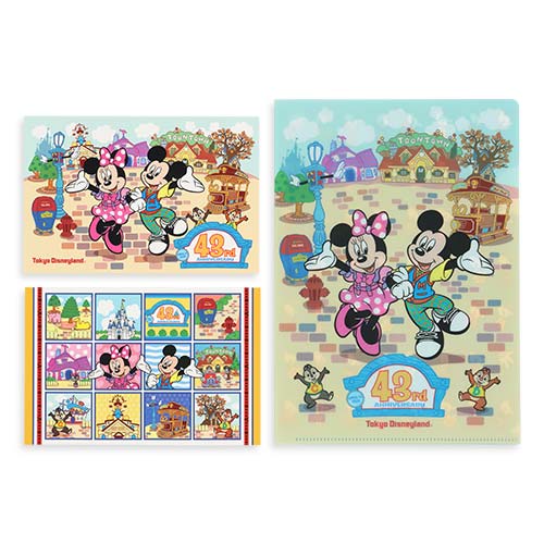 TDR - Tokyo Disneyland 43rd Anniversary - Postcards and File Folder
