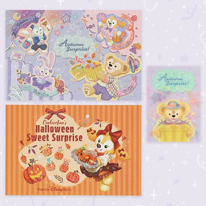 Postcards with Sticker Duffy & Friends' Autumn Surprise! | Tokyo Disney Resort