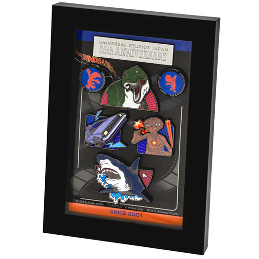 USJ - 25th DiscoverU!!! - Retro Design - Pin Set with Frame