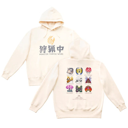 Universal Studio Japan-Monster Hunter Wilds-White Parka. Shop at LEALEA MART.