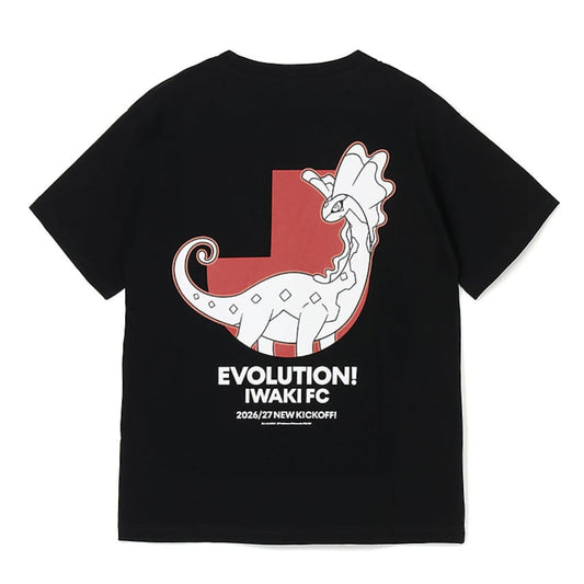 Aurorus T-Shirt Black Iwaki FC x Pokemon J.League | J.League Online Store