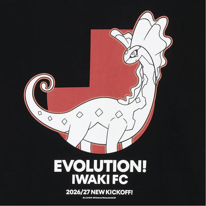 Aurorus T-Shirt Black Iwaki FC x Pokemon J.League | J.League Online Store