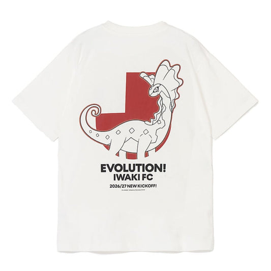 Aurorus T-Shirt White Iwaki FC x Pokemon J.League | J.League Online Store