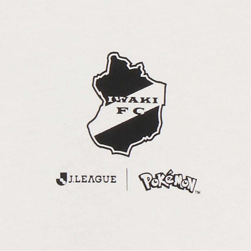 Aurorus T-Shirt White Kids Iwaki FC x Pokemon J.League | J.League Online Store