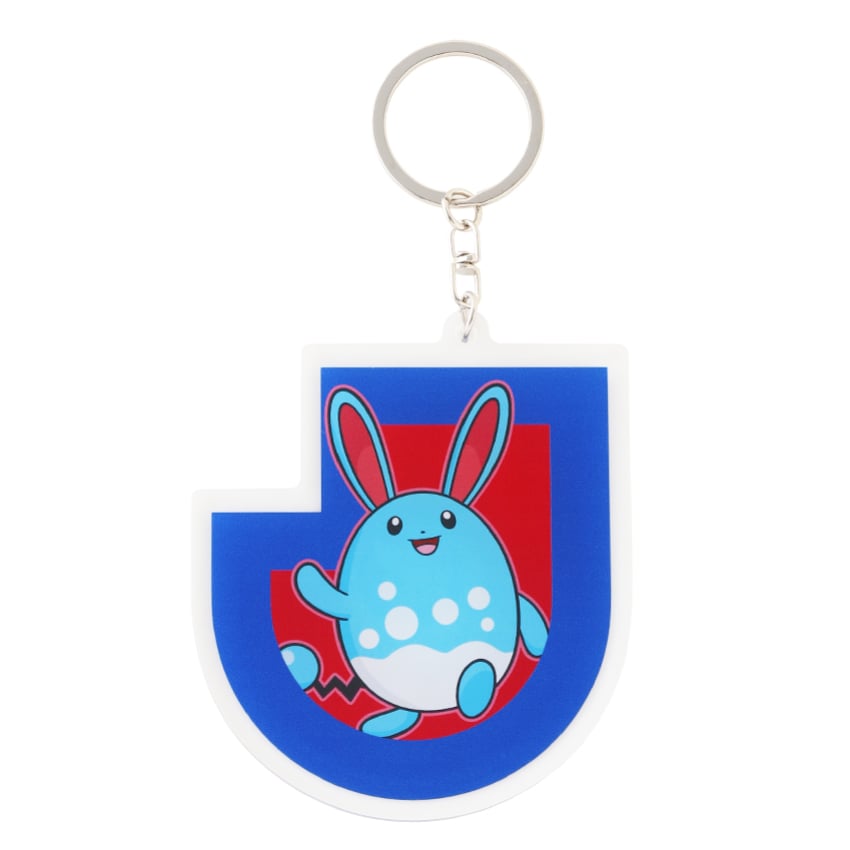 Azumarill Keychain Yokohama F. Marinos x Pokemon J.League | J.League Online Store