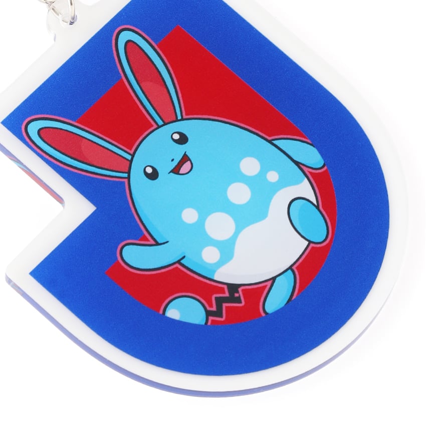 Azumarill Keychain Yokohama F. Marinos x Pokemon J.League | J.League Online Store