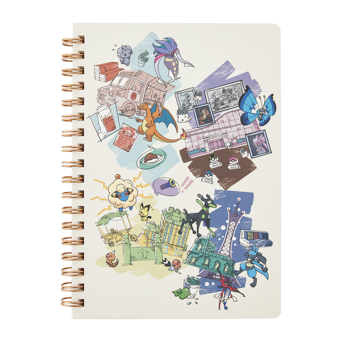 B6 Ring Notebook Lumiose Elegant Day LEGENDS Z-A | Pokemon Center Japan