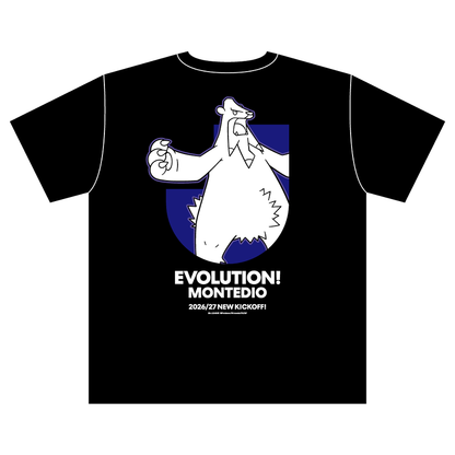 Beartic T-Shirt Black Montedio Yamagata x Pokemon J.League | J.League Online Store