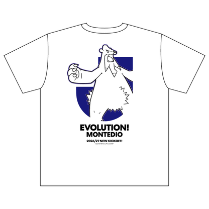 Beartic T-Shirt White Montedio Yamagata x Pokemon J.League | J.League Online Store
