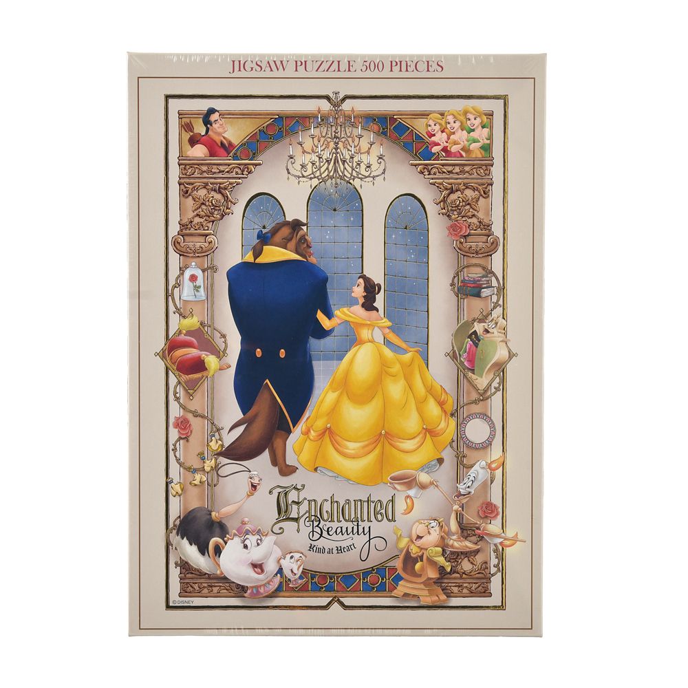 Beauty and the Beast 500-Piece Jigsaw Puzzle Disney Animation Beauty and the Beast 35th Anniversary | Disney Store Japan