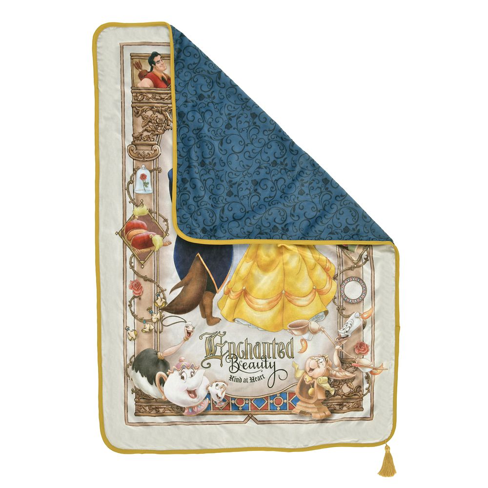 Beauty and the Beast Blanket Reversible Disney Animation Beauty and the Beast 35th Anniversary | Disney Store Japan