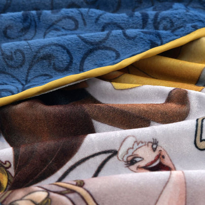 Beauty and the Beast Blanket Reversible Disney Animation Beauty and the Beast 35th Anniversary | Disney Store Japan