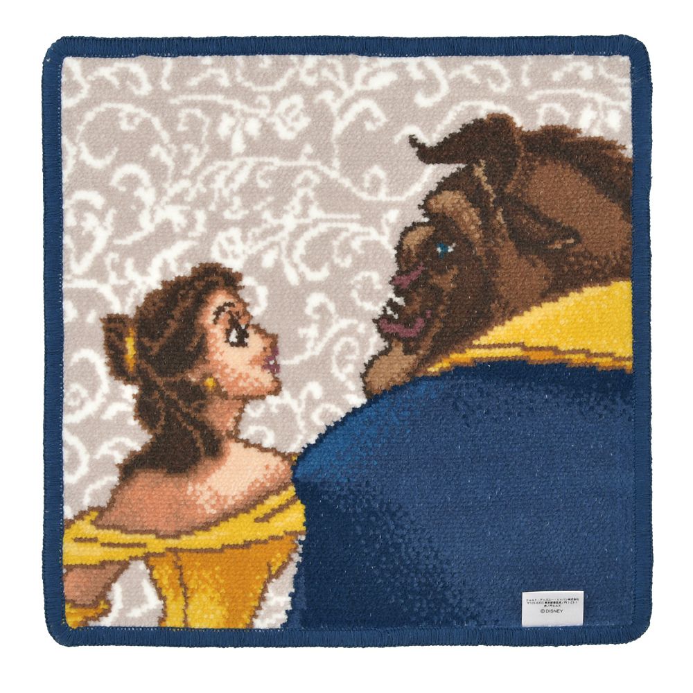 Beauty and the Beast Mini Towel Chenille Disney Animation Beauty and the Beast 35th Anniversary | Disney Store Japan
