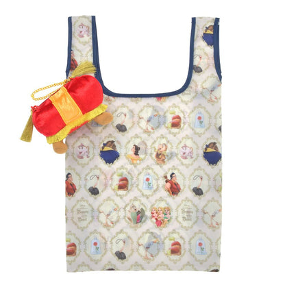 Beauty and the Beast Shopping Bag with Pouch Disney Animation Beauty and the Beast 35th Anniversary | Disney Store Japan