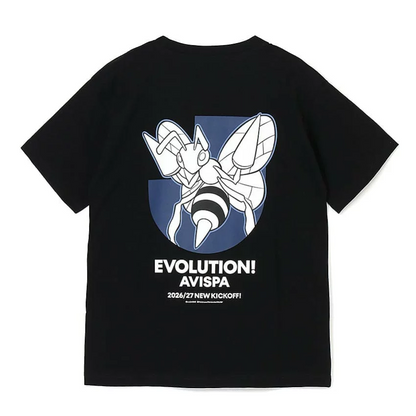 Beedrill T-Shirt Black Avispa Fukuoka x Pokemon J.League | J.League Online Store