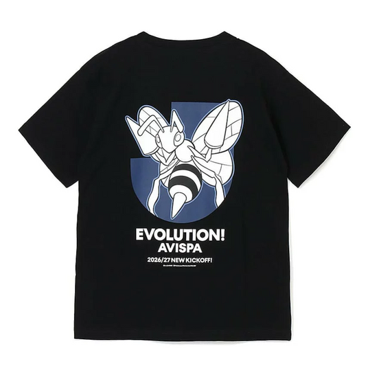 Beedrill T-Shirt Black Avispa Fukuoka x Pokemon J.League | J.League Online Store