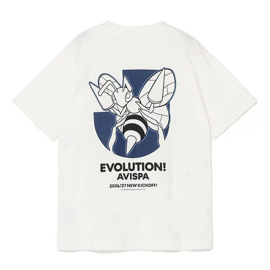 Beedrill T-Shirt White Avispa Fukuoka x Pokemon J.League | J.League Online Store