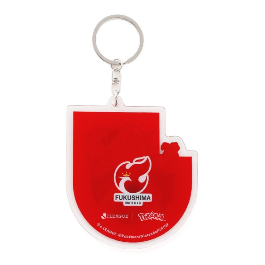 Blaziken Keychain Fukushima United FC x Pokemon J.League | J.League Online Store