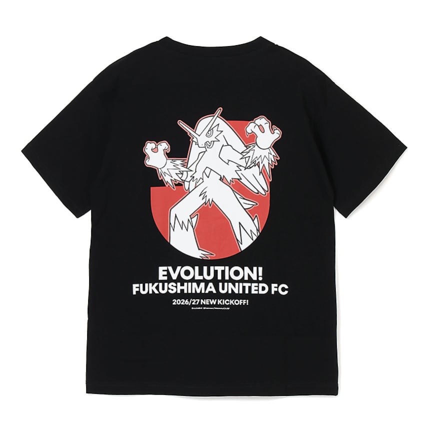 Blaziken T-Shirt Black Fukushima United FC x Pokemon J.League | J.League Online Store