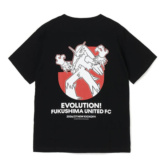 Blaziken T-Shirt Black Fukushima United FC x Pokemon J.League | J.League Online Store