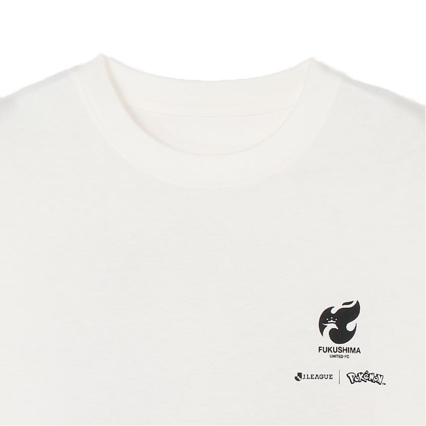 Blaziken T-Shirt White Fukushima United FC x Pokemon J.League | J.League Online Store