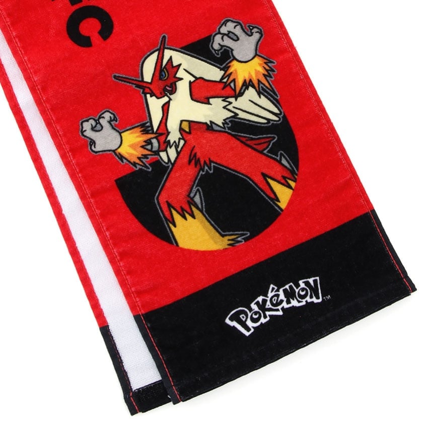 Blaziken Towel Scarf Fukushima United FC x Pokemon J.League | J.League Online Store