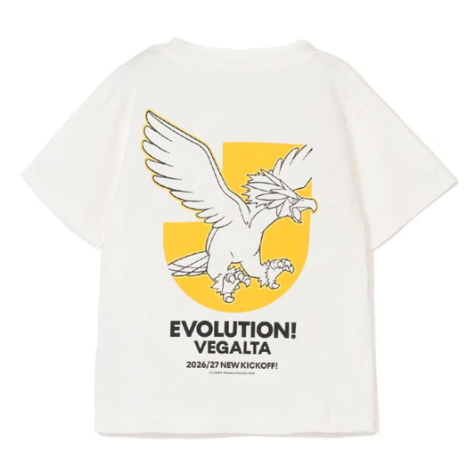 Braviary T-Shirt White Kids Vegalta Sendai x Pokemon J.League | J.League Online Store
