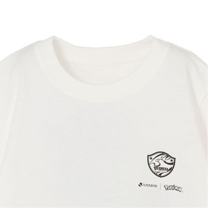 Braviary T-Shirt White Kids Vegalta Sendai x Pokemon J.League | J.League Online Store