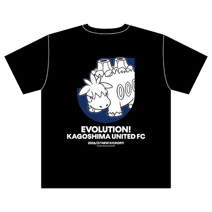 Camerupt T-Shirt Black Kids Kagoshima United FC x Pokemon J.League | J.League Online Store