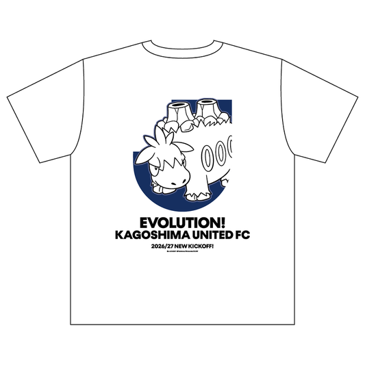 Camerupt T-Shirt White Kagoshima United FC x Pokemon J.League | J.League Online Store