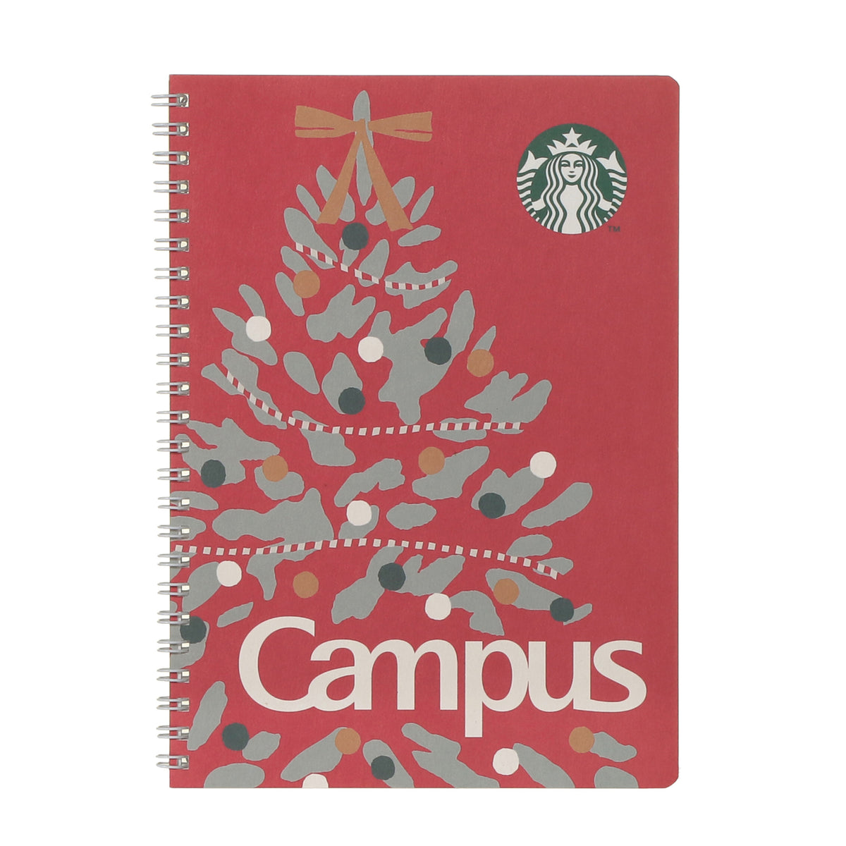 Campus Ring Notebook Tree Holiday 2026 | Starbucks Japan