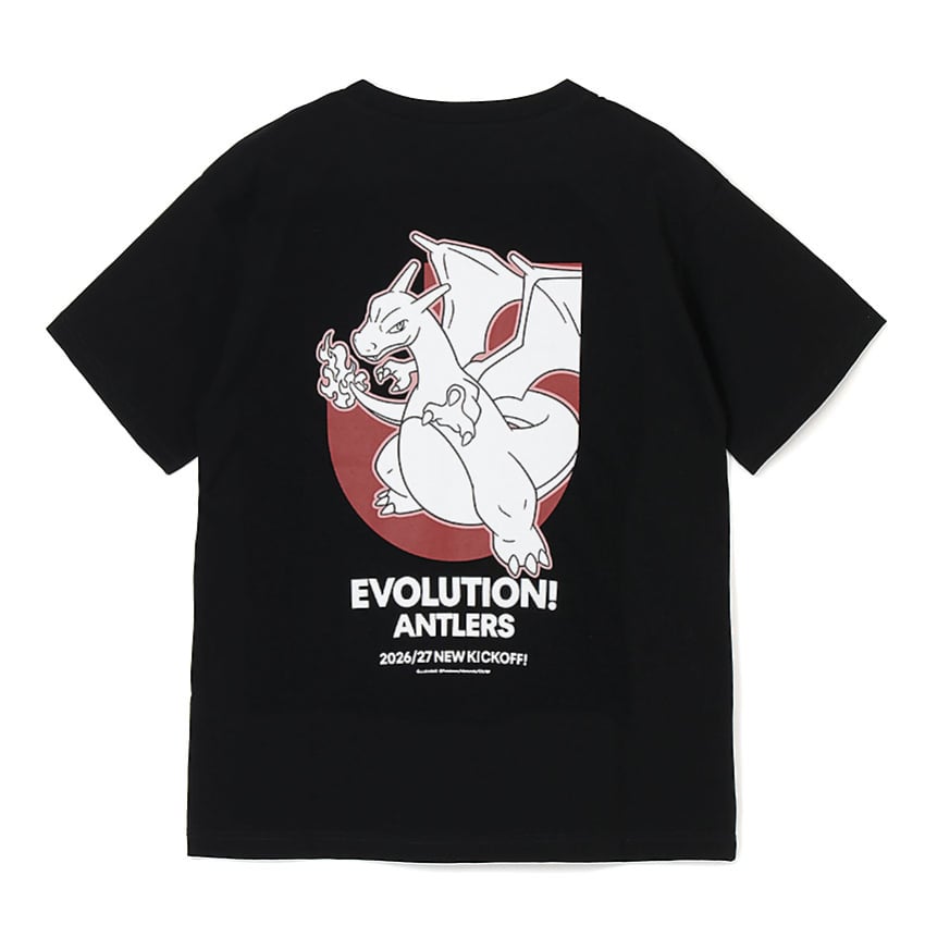 Charizard T-Shirt Black Kids Kashima Antlers x Pokemon J.League | J.League Online Store