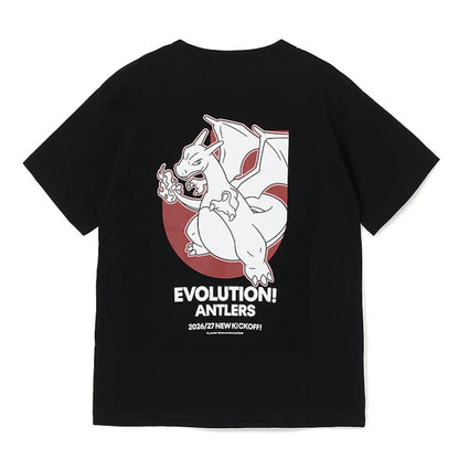 Charizard T-Shirt Black Kids Kashima Antlers x Pokemon J.League | J.League Online Store