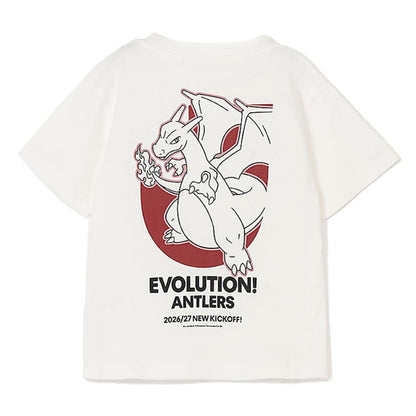 Charizard T-Shirt White Kids Kashima Antlers x Pokemon J.League | J.League Online Store