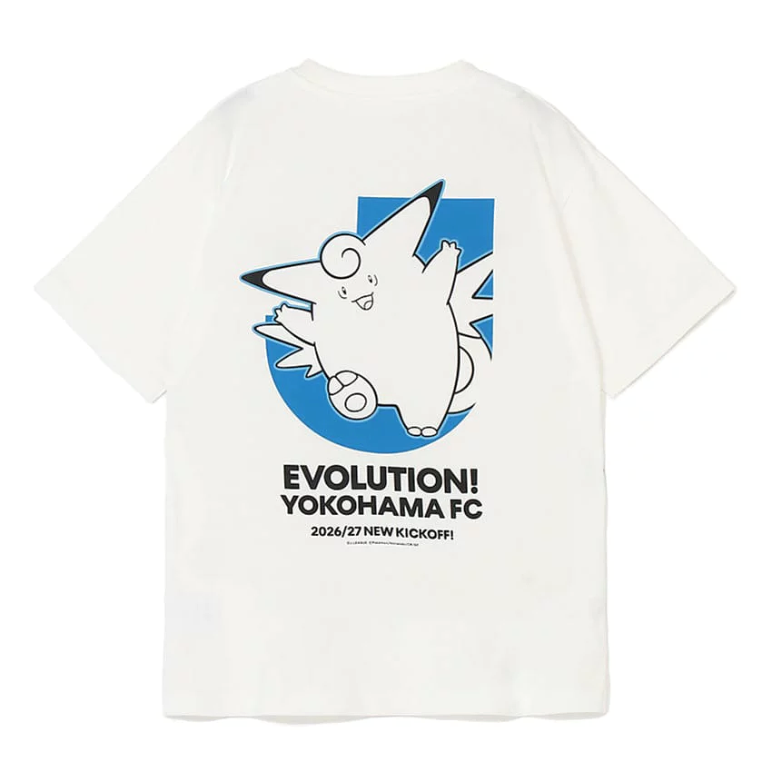 Clefable T-Shirt White Yokohama FC x Pokemon J.League | J.League Online Store